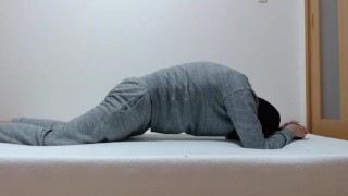 A mysterious masked man appears 17 times in dry orgasm at Aneros!