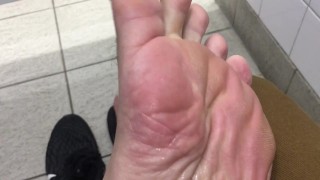 If somebody doesn’t come worship my feet today I guess I am going to have to suck these toes myself