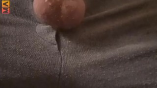 MasturbaBULL - my hard cock in a pussy silicone masturbator - cumshot