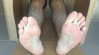 Male foot fetish advent calendar by your friend Mr Manly foot day 4