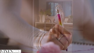 VIXEN Naughty Jazlyn seduces her sister's husband