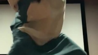 Pup strip show to I need a hero