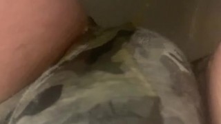 Wetting my underwear while sitting on the toilet