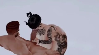 Lushy Fucks A Biker for Protection 