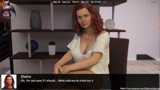 Where The Heart Is 61 Eliane in a See Through Shirt