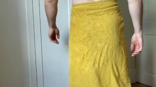 Oops, bro, I purposefully accidentally threw my pen so you’d have to bend down and pick it up