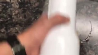 Trying New Toy after the Bar