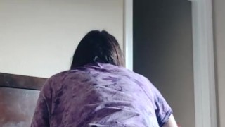 Humping 8 Pairs Of Stinky Socks Stuffed Inside Of My Tight-Whities!