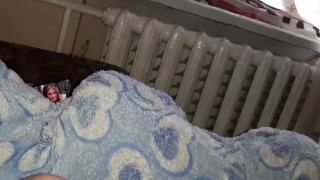 While my roommate is watching a movie, I bring my girlfriend to orgasm - IkaSmokS