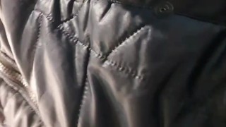 Public wank on a train 