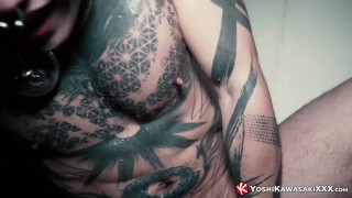 YOSHIKAWASAKIXXX - Kinky Asian Yoshi Kawasaki Rides Dildo