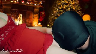 XXXMAS - For Christmas my husband lick my pussy, fuck me hard and cum on my clothes, What else ?