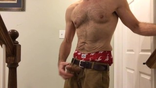 Basement Bating, verbal, jerking off and cumming