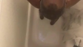 Caught in shower playing with my Toy🤷🏾 Part 0ne