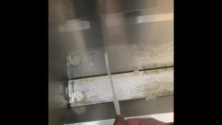 Really needed to go taking a huge piss