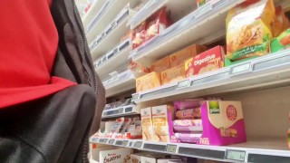 Public Masturbation at the Supermarket - I love taking risks