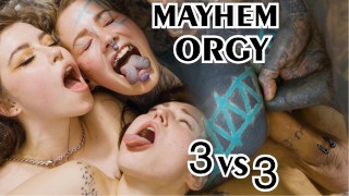 K Anal Gaping - hardcore alternative ORGY - 3 on 3 anal fuck - ATM, gape, DP, facial - Mina  K, Eden Ivy, Anuskatzz - Free Porn Videos - YouPorn