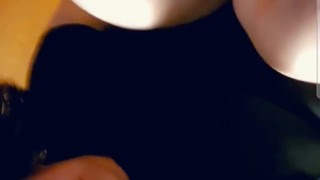 Sissy crossdresser plays with BBC toy 