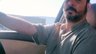 Driver caught masturbating 