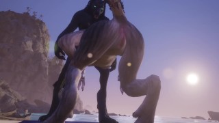 Rahn The Wolf Makes Love with Rasha Wolf By The Ocean (POV & Cum Shots) | Wild Life
