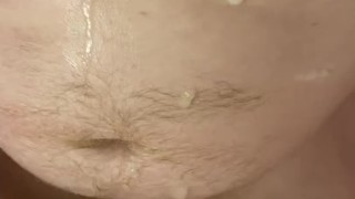 cumming on myself after pissing on myself in the bath