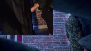 Recording curious military stud at gloryhole