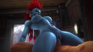 Warcraft Troll Zazi big boobs pov cowgirl - (noname55)