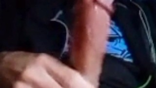 Cam boy blasts out a creamy load of jizz