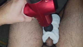 theragun on sexy teen 