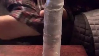 Fat Gay guy gives good night foot job