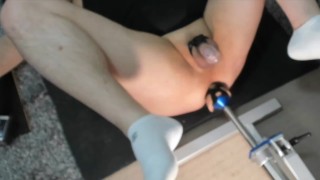 Caged Fucking Machine for Master