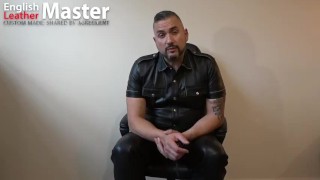 Leather clad boss insults and demotes you for having a tiny penis SPH fantasy PREVIEW