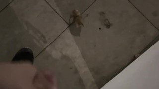 Twink Cum in Public City