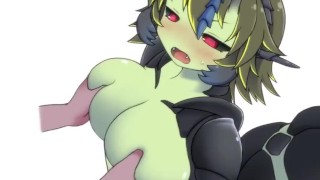 furry animation boob grab