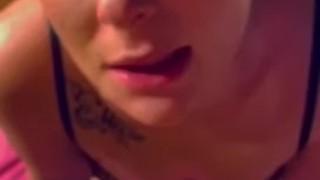 Hot Blonde In Lingerie Drinks Piss (OnlyFans @blondie_dread For Full Video)