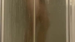 Twink showering