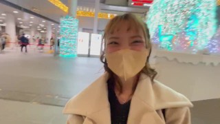 女子大生彼女とのXmasをリアル撮影！可愛いサンタがぺろぺろ変態プレイ♡RYO＆YUU♡素人カップル/歳の差/10代/美少女/スタイル抜群/中出し/ハメ撮り/スマホ/English subtitles