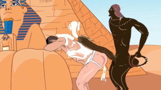 Cartoon monster gay huge cock