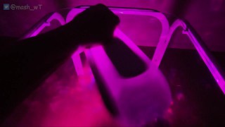 【ASMR/女性向け】ガラスのディルドであなたの一番奥までハメまくる。激しめピストンでイき地獄。【耳舐め/吐息あり】