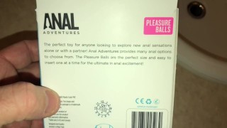 Behind The Scenes: Sex Toy Unboxing & Testing Anal Adventures Pleasure Balls (I Recommend Them)