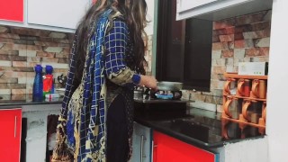 My stepsister Finally Agreed To Fuck In Kitchen While Making Tea