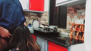 My stepsister Finally Agreed To Fuck In Kitchen While Making Tea