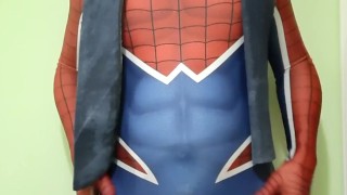 More spiderman piss porn ass