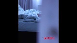 I'm waching on my best friend's sister when she masturbates in her room