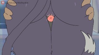 Kitty and Puppy 2 (Furry Hentai Animation)