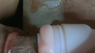 First Time Using Fleshlight Toy Men Masturbation