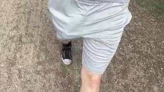 Getting Hard in Soft Shorts | Walking Freeballing HD 60fps
