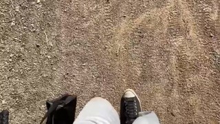Getting Hard in Soft Shorts | Walking Freeballing HD 60fps