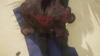 Minotaur Cums A LOT From Being Fucked by Rhino (Gulhragg) | Wild Life Furry