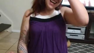 Hotwife deepthroat and swallow texas bwc fun!